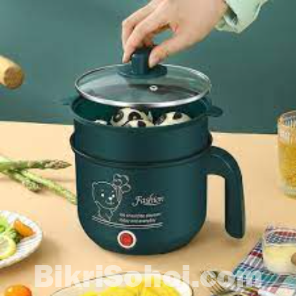 Mini Multi-Functional Double Layer Electric Cooking Pot